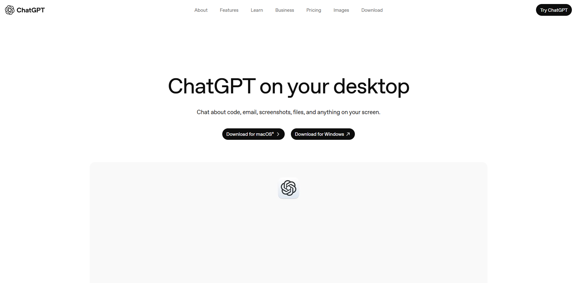 Chatgpt home